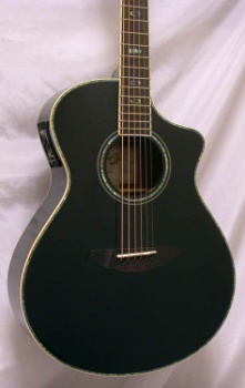 NOS Breedlove Atlas Series AC25CM Black Magic Cedar/Mahogany Acoustic Electric Guitar