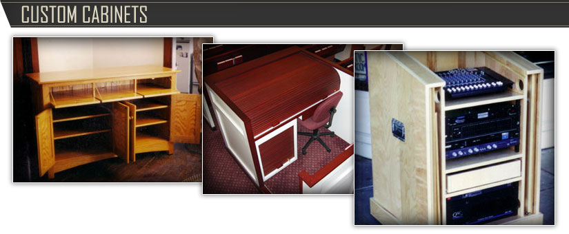 Custom Fine Wood Cabinetry Banner
