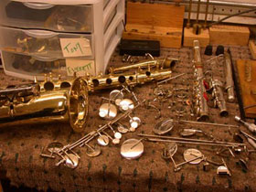 Woodwind, Brass & String Instrument Repair & Service | Woodsys.com | Kent, OH | 1-800-468-1525