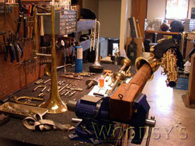 Woodwind, Brass & String Instrument Repair & Service | Woodsys.com | Kent, OH | 1-800-468-1525