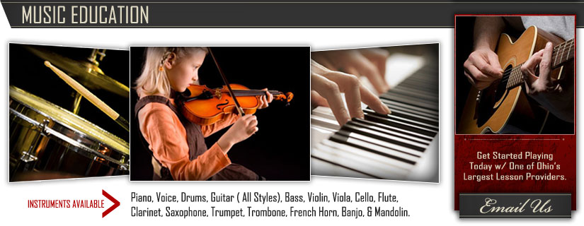 Private Music Lessons  |  Woodsys.com  |  Kent, OH  |  1-800-468-1525