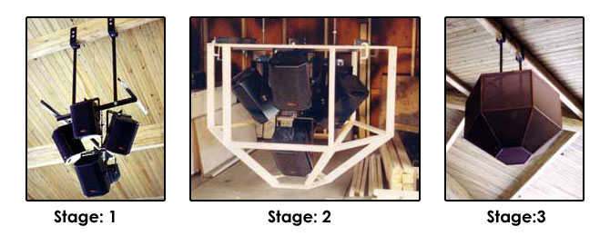 Octagon Church Speaker Cluster System