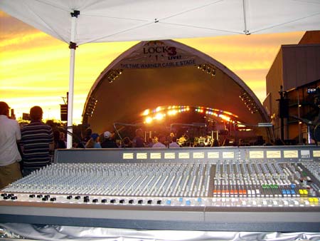 View from FOH at Lock 3 Live! in Akron