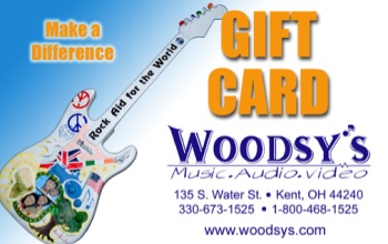 $25 Woodsy's Music Gift Card